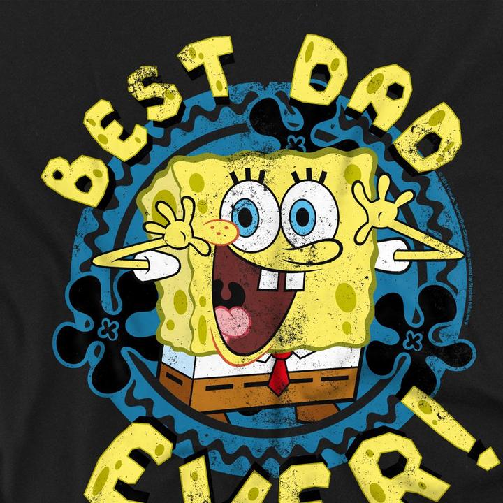 Produktbild Spongebob Squarepants Best Dad Ever TShirt Vatertag (4XL)