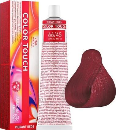 Produktbild Wella Color Touch P5 66/45 Dark Blonde Intense Cobalt Mahogany 60ml (66, 45 Dark Blonde Intense Cobalt Mahogany)