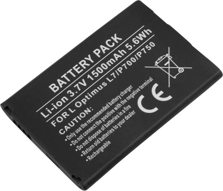Produktbild Avizar Li-Ion Akku 3.7V 1500mAh LG Optimus L7/P700/P750
