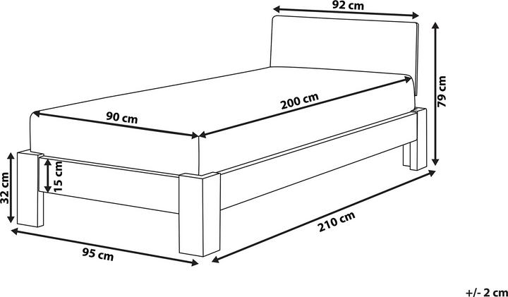 Actual product image Beliani Royan (90 x 200 cm)