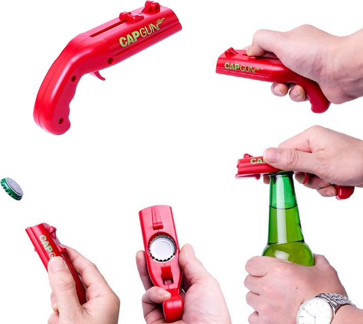 Image du produit Ueli Express Cap Gun Décapsuleur Bouchon couronne Bière Couvercle Pistolet (Décapsuleur)