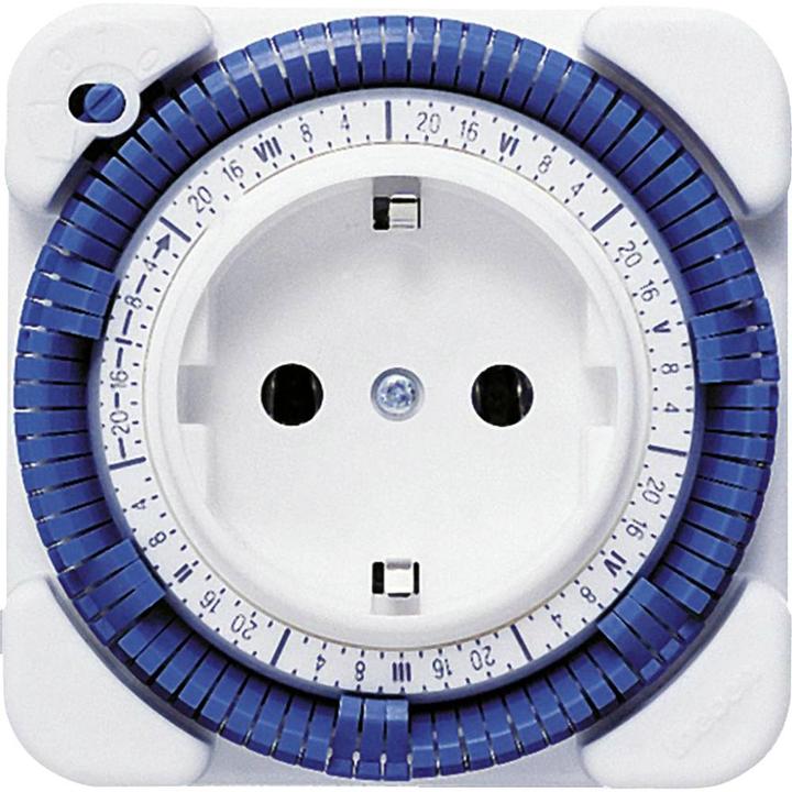 Produktbild Theben Zeitschaltuhr analog Timer 27 7T ohne Gangreserve Steck-Uhr