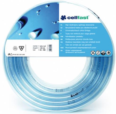 Actual product image Cellfast GENERAL PURPOSE HOSE 6.0x1.5 160 mb, NOT REINFORCED