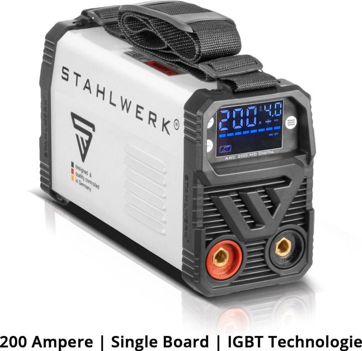 Actual product image Stahlwerk Welding machine ARC 200 MD Digital - DC MMA Lift-TIG Inverter 200 Ampere
