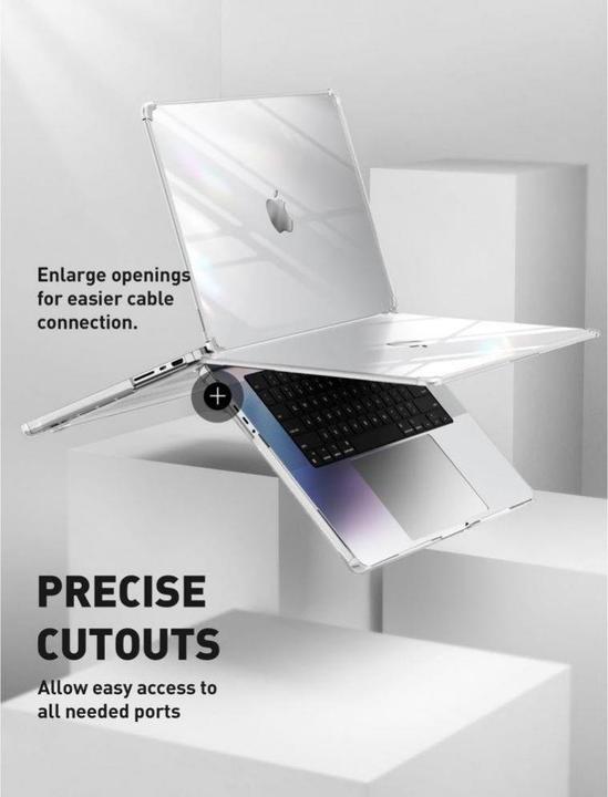 Actual product image Supcase Unicorn Beetle Clear Apple MacBook Pro 14 2021 Clear (14", Apple)