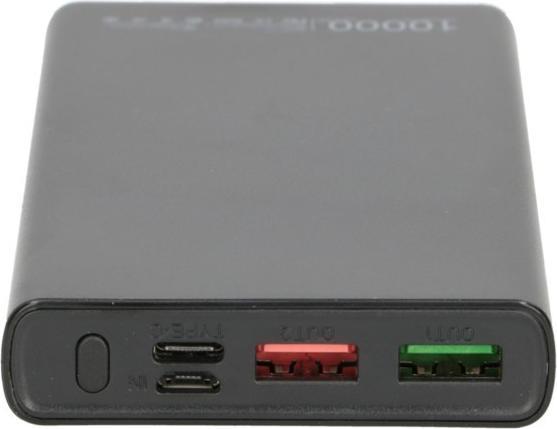 Produktbild Extralink EX.19485 power bank Lithium Polymer (LiPo) Black (10000 mAh, 22.50 W, 37 Wh)