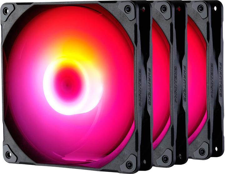Image du produit Phanteks Ventilateur M25 PWM D-RGB, pack de 3 - 140mm, noir (140 mm, 3 x)