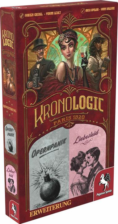 Actual product image Pegasus Kronologic - Paris 1920: Love's sorrow & opera panic (expansion) (German)