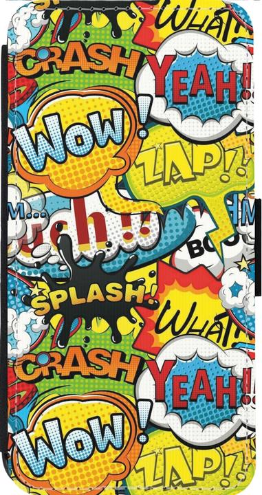 Image du produit PhoneLook Coque Wallet noir Cartoons slogans (Apple iPhone 14 Pro Max)