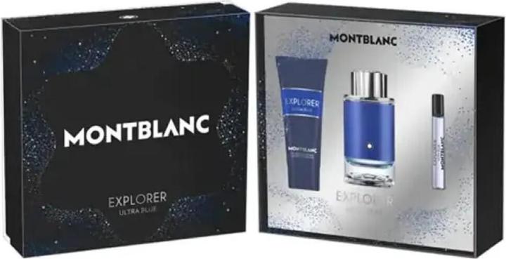 Actual product image Montblanc Explorer Ultra Blue Eau De Perfume Spray 100ml - Pack of 3 (Eau de parfum, 100 ml)