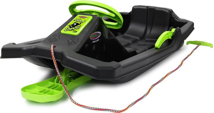 Immagine prodotto Jamara Snow Play Bob Black Devil 84cm nero con volante e freno