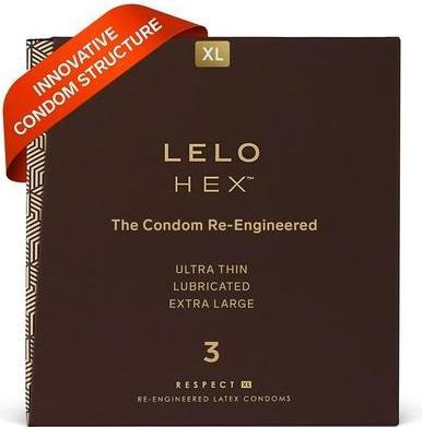 Image du produit LELO HEX Condoms Respect XL (3 pcs)