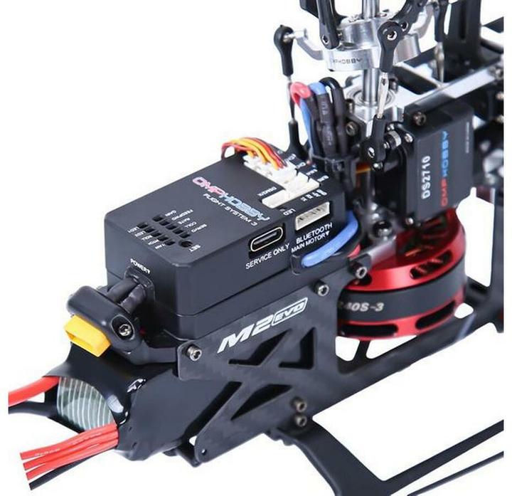 Actual product image OMP Hobby Helikopter M2 MK2 BNF Gelb