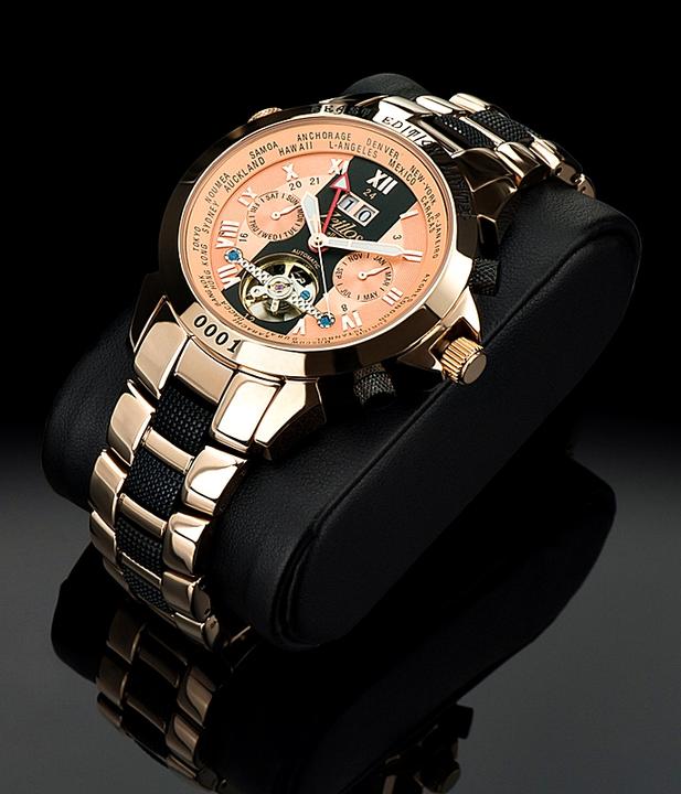 Immagine prodotto Zeitlos Eccellente cinturino in acciaio Beast Carbon Rose Riferimento ZL-EBE-11 BR (44 mm)