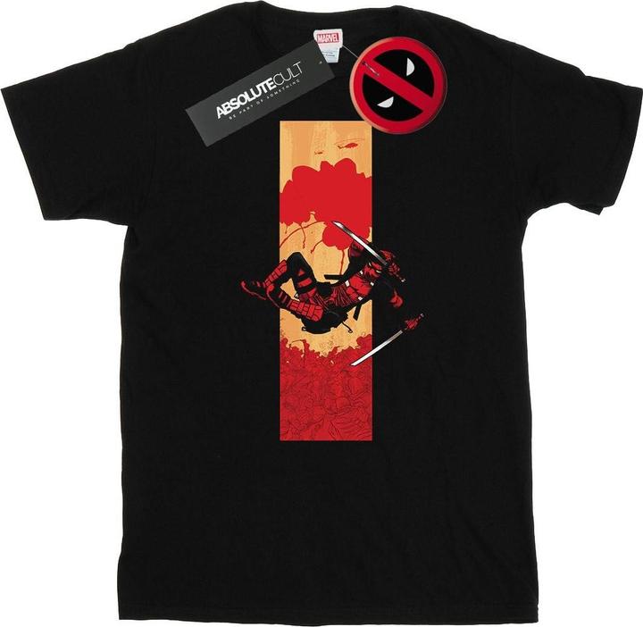 Deadpool Blood Strip TShirt (L)