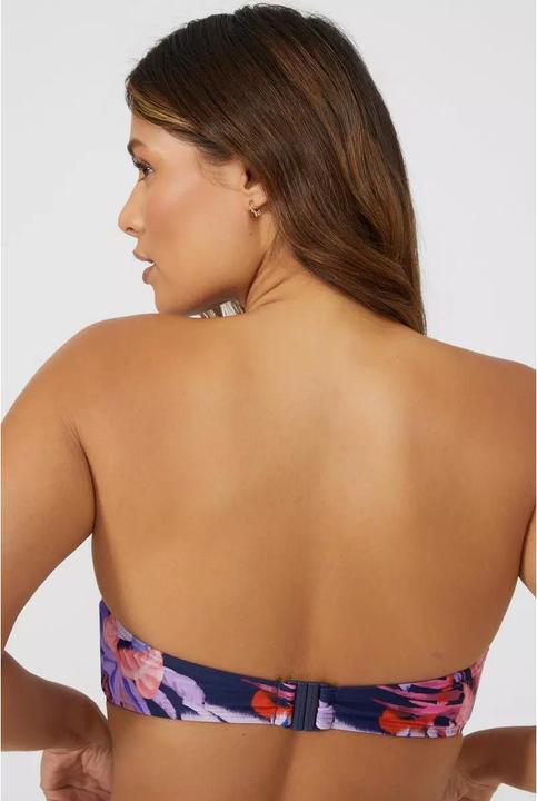 Actual product image Universal Textiles Womens/Ladies Arianna Palm Tree Strapless Bikini Top