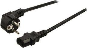 Image du produit RND Electronics Câble d'alimentation CA, prise de terre type F (CEE 7/4) - IEC 60320 C13, 10m, noir (10 m)