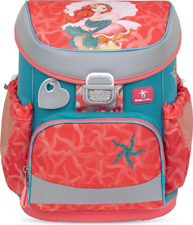 Belmil MiniFit Schulranzen Set 4teilig mit Brustgurt (17 l)