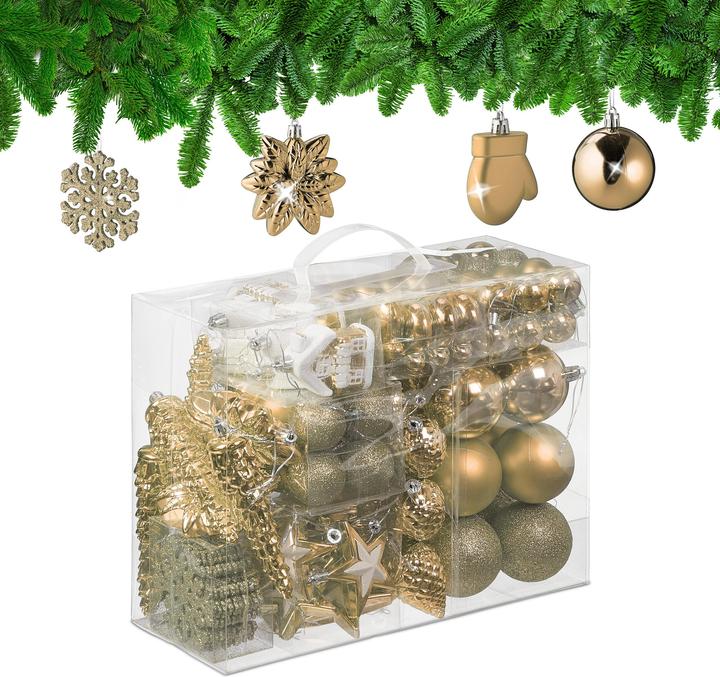 Actual product image Relaxdays christmas bauble (100 -part)