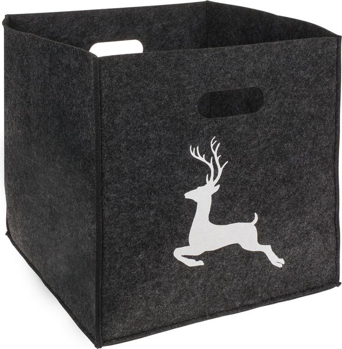 Immagine prodotto Angela Bruderer Aufbewahrungsbox faltbar «Hirsch» (32 x 32 x 32 cm)
