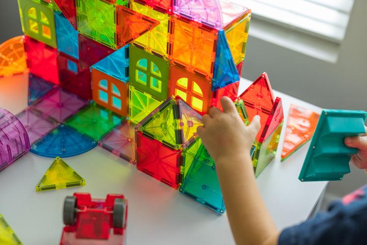 Actual product image Magna-Tiles Metropolis set