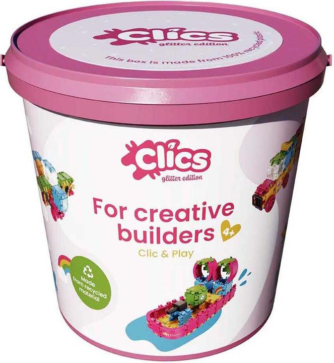 Produktbild Clics Building Blocks - Glitzerbaukasten 8in1