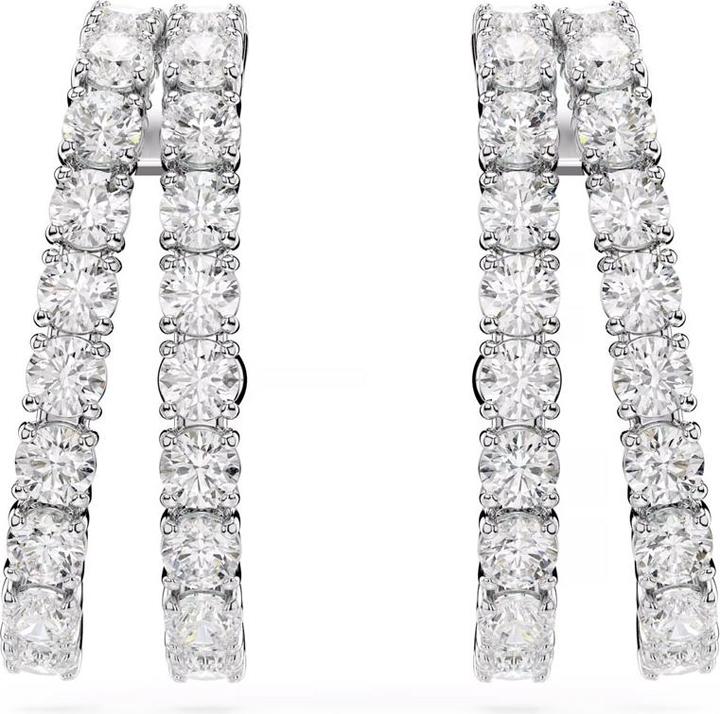 Immagine prodotto Swarovski Matrix Ohrspangen Rundschliff Weiss (Metallo Swarovski)