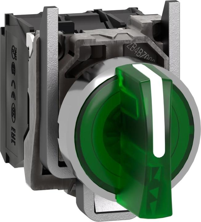 Immagine prodotto Schneider Electric XB4BK133G5 Selettore illuminato dispositivo completo verde 3 selettori illuminati