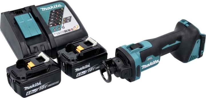 Image du produit Makita DCO 181 RG Trancheuse rotative sans fil 18 V 32000 tr/min Brushless + 2x batterie 6,0 Ah + chargeur