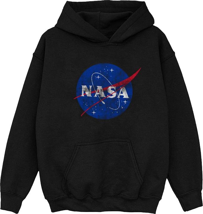 Nasa Classic Insignia Logo Distressed Kapuzenpullover Jungen