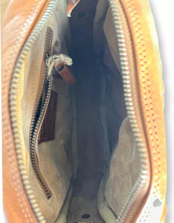 Immagine prodotto Louisa Lee Borsa a tracolla da uomo in pelle vintage fatta a mano No.12