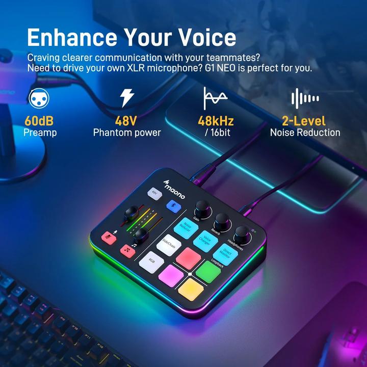 Produktbild Maono G1 NEO Gaming Audio Mixer (USB-C)