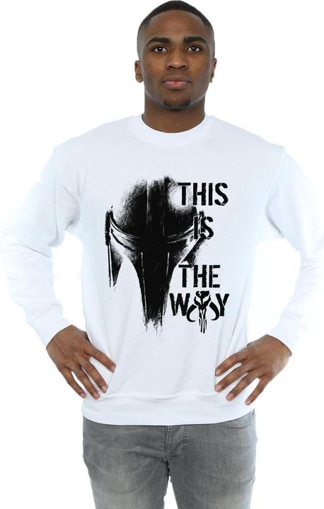 Actual product image Star Wars Mens The Mandalorian The Way Sweatshirt (4XL)
