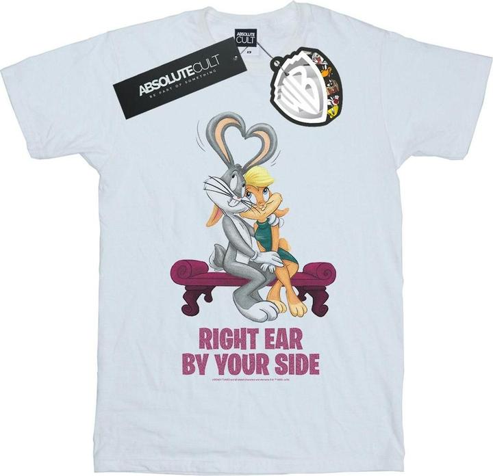 Looney Tunes Bugs And Lola Valentine's Cuddle TShirt (S)