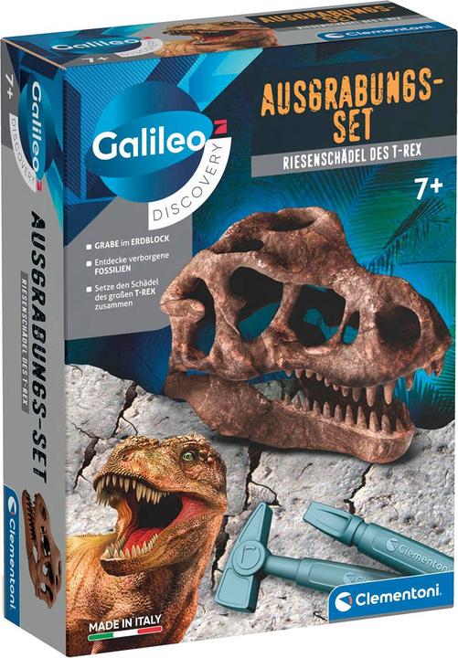 Produktbild Clementoni Galileo DISCOVERY - Ausgrabungs-Set - Riesenschädel des T-Rex