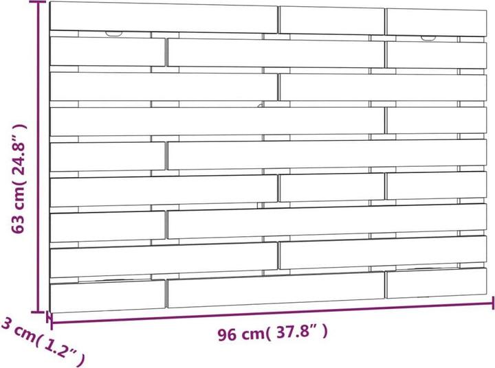 Actual product image VidaXL Oksiutka (96 x 3 x 63 cm)