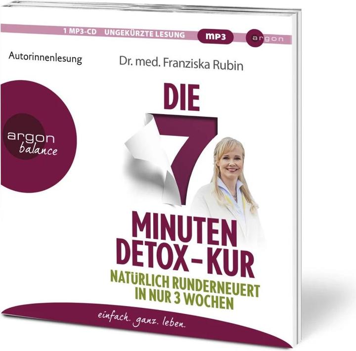 Produktbild Die 7-Minuten-Detox-Kur (Franziska Rubin, Deutsch)