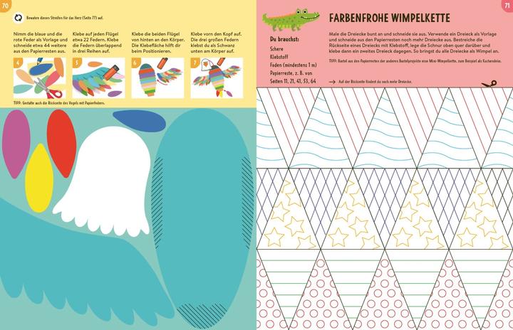 Produktbild Bastel mich weg! Nachhaltiges Bastelbuch für Kinder ab 6 Jahren