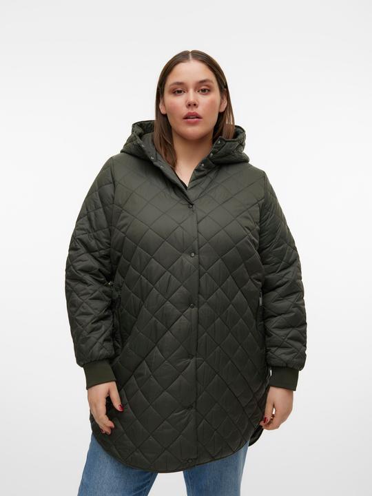 Actual product image Vero Moda VMHAYLE HOOD 3/4 JACKET CUR EXC Coat (48)