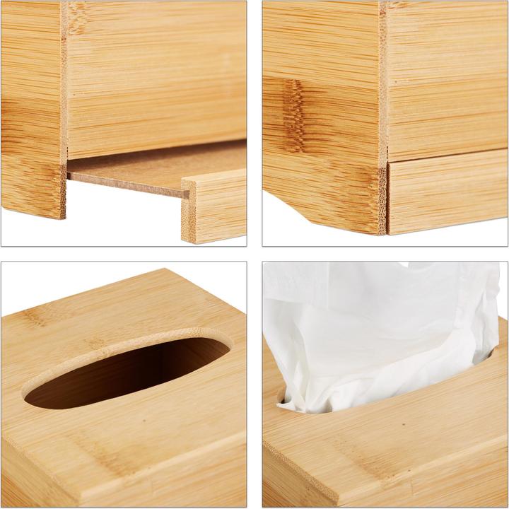 Actual product image Relaxdays cosmetic tissue box