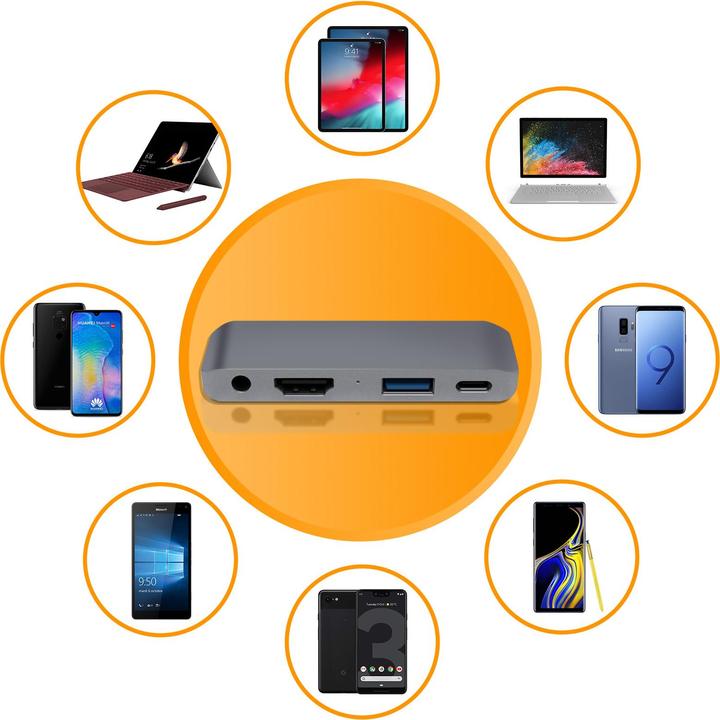 Produktbild Satechi Mobile Pro (USB-C, 4 Ports)