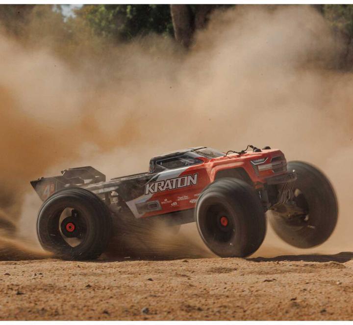 Actual product image Arrma Monster Truck Kraton 4x4 4S V2 BLX Red, ARTR, 1:10 (RTR Ready-to-Run)