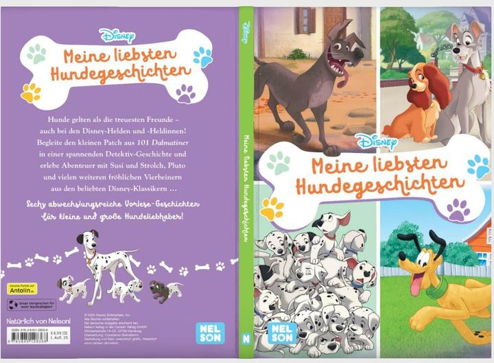 Productafbeelding Disney Vorlesebuch: Meine liebsten Hundegeschichten (Duits, 2025)