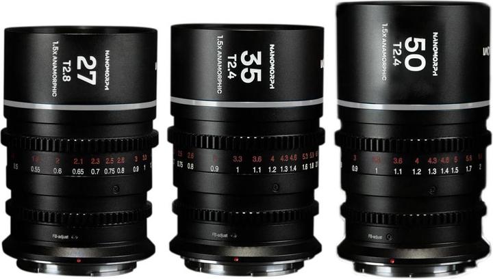 Image du produit Venus Optic Objectif à focale fixe Nano S35 Prime Kit (Silver) - Sony E-Mount (Sony E)