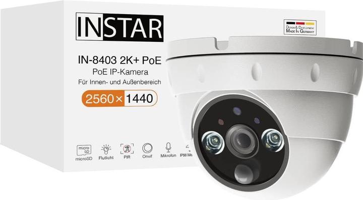 Produktbild Instar IN-8403 2K+ POE ws 14082 LAN IP Überwachungskamera 2560 x 1440 Pixel (2560 x 1440 Pixels)