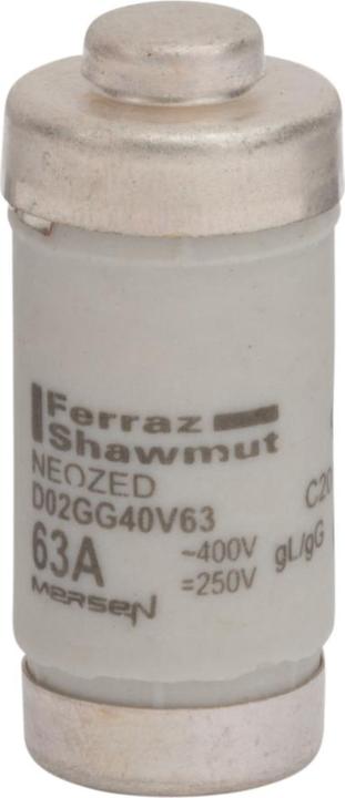 Mersen NEOZED fuse link D02 63A copper D02GG40V63 (C201873) (63 A)