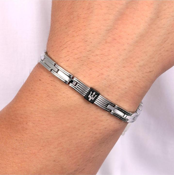 Immagine prodotto Maserati Armband (22 cm, Acciaio inossidabile)