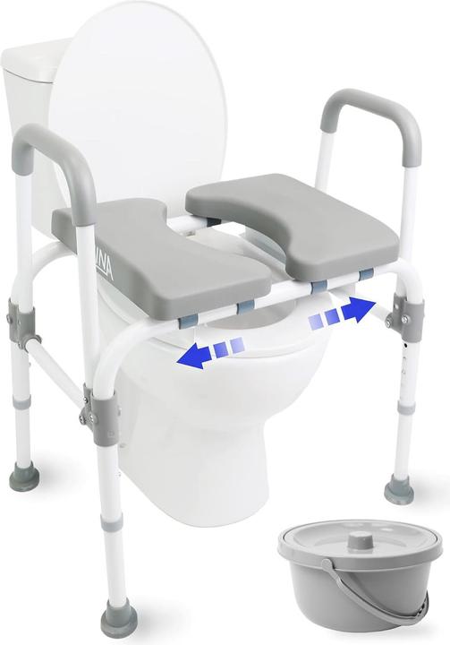 Immagine prodotto Kmina Verstellbare Toilettensitzerhöhung mit Armlehnen (Toilette)