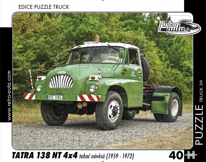 Produktbild Retro-auta Puzzle TRUCK No.39 Tatra 138 NT 4x4 Sattelzugmaschine (1959 - 1972) 40 Teile