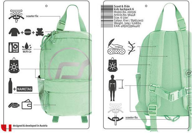 Image du produit Scoot and Ride Sac à dos Scoot&Ride (9 litres) (9 l)